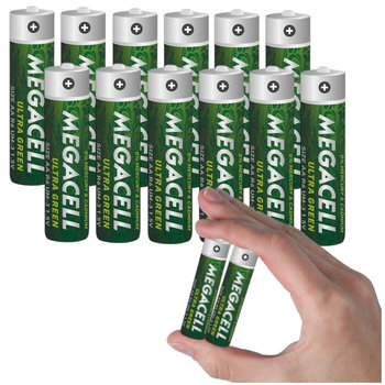Bateria Cynkowo-Węglowa R6/Aa Megacell Ultra Green - 12 Sztuk - Inny producent