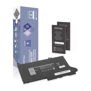 Bateria DJ1J0 C27RW do Dell Latitude 7280 7290 7380 7390 7480 7490 - 11.4V - Mitsu