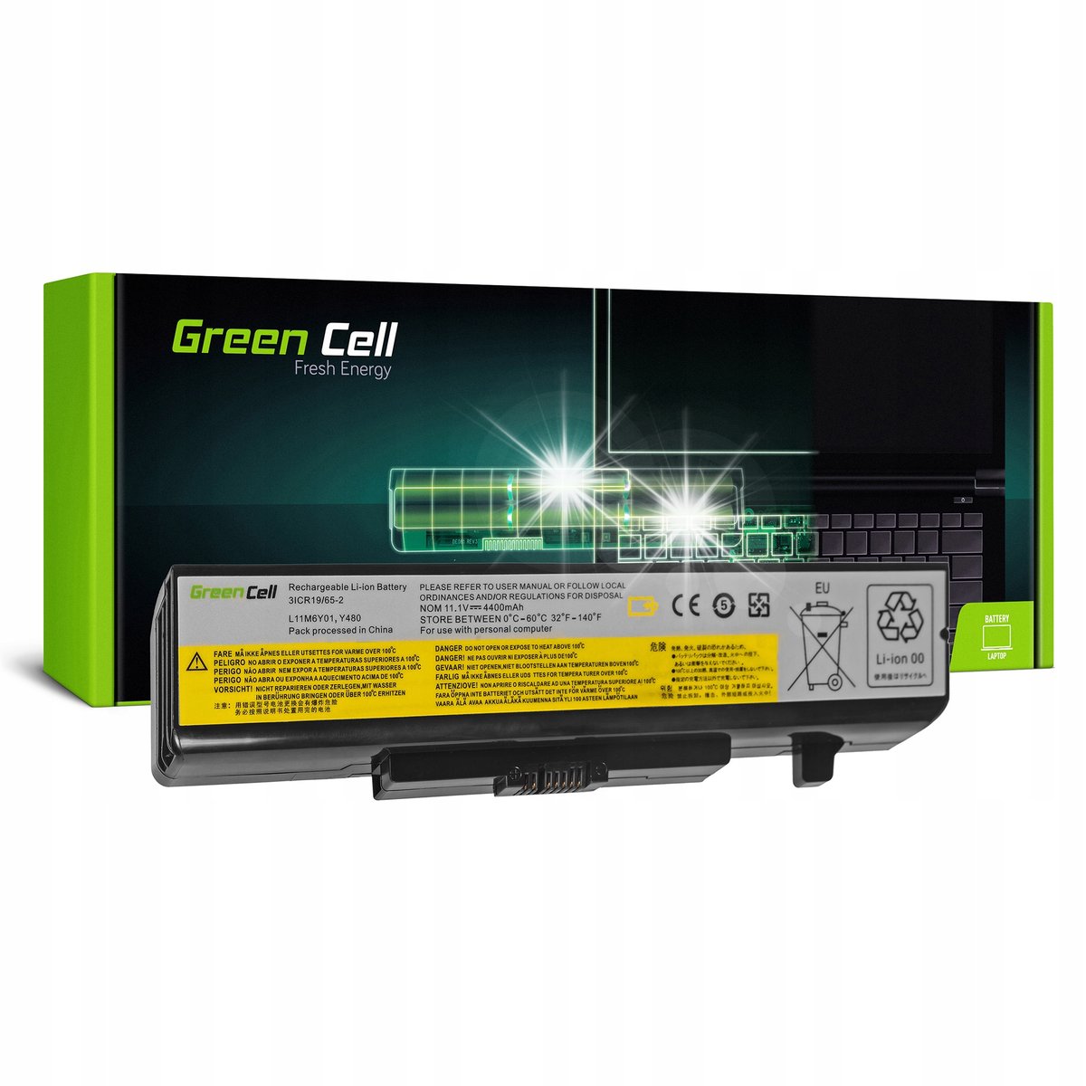 Alimentatore Vhbw 65W Compatibile Con Lenovo G580, G585, G770, Z580 – Adattatore AC 20V 3.25A Con Spina Europea, Cavo 2m
