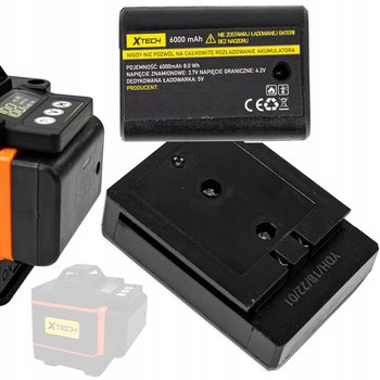 Bateria Do Poziomicy Laserowej Akumulator 6000Mah - Xtech