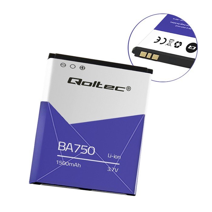 Zdjęcia - Bateria do telefonu Qoltec Bateria do Sony Xperia X12 BA750 1500mAh 