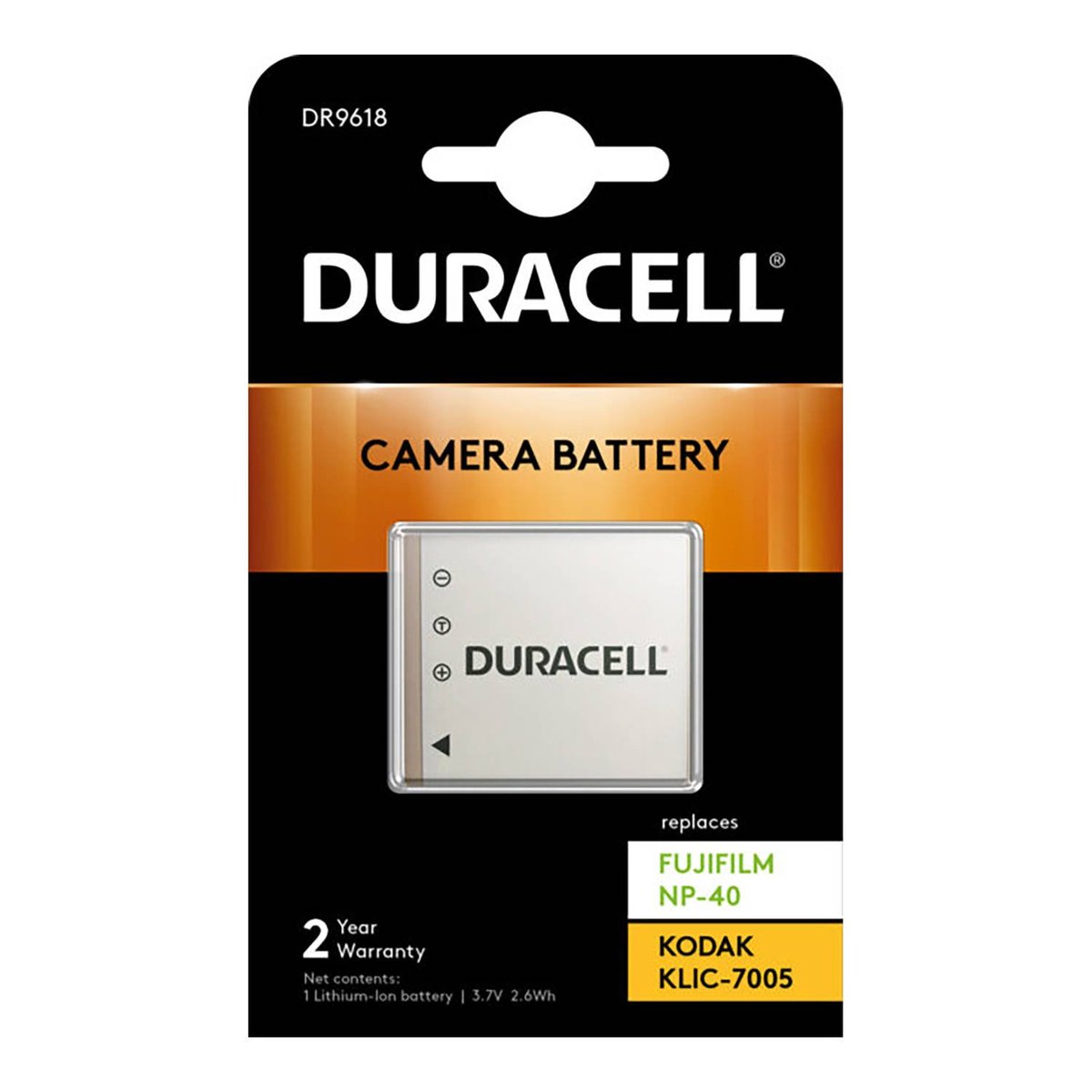 Фото - Акумулятор / батарейка Duracell Bateria  DR9618 3,7V 700mAh Li-Ion - Fuji NP-40 Kodak Klic-7005 Ko 