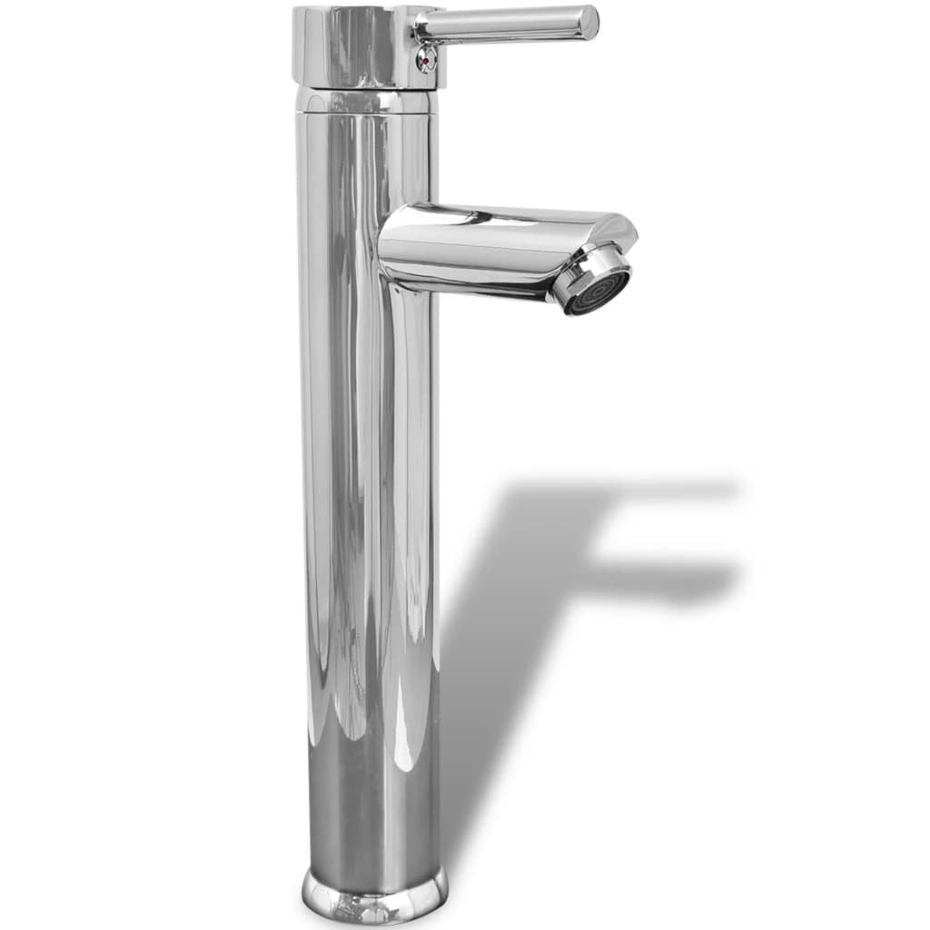 Bateria łazienkowa, srebrna, 3/8'