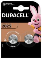 Bateria litowa CR2025 DURACELL, 2 szt.