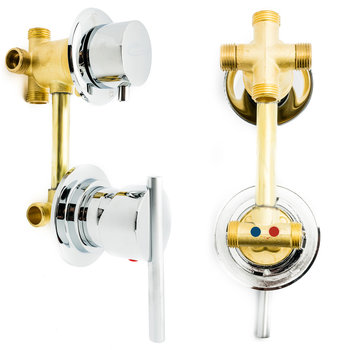 BATERIA MIESZACZ do paneli i kabin z hydromasażem 12,5cm / 4 FUNKCJE BAT-05 - Pozostałe