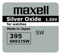 Bateria SR927SW/ V395 / AG7 srebrowa MAXELL Maxell