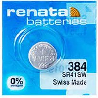 Bateria Srebrowa Mini Renata 384 / Sr41Sw / Sr41 – 1 Sztuka