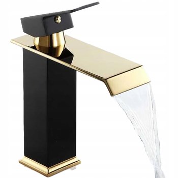 Bateria Umywalkowa Czarna Złota - Qvadro Bkg - CHDE