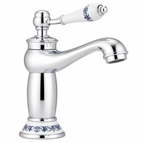 Bateria umywalkowa retro chrom GELAZA z ceramicznymi detalami Yoka Home Yoka Home