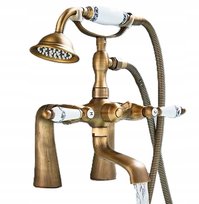 Bateria Wannowa Old Retro Mosiądz