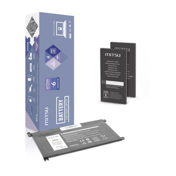 Bateria WDX0R P75F P62F P66F T2JX4 WDXOR do Dell - Mitsu