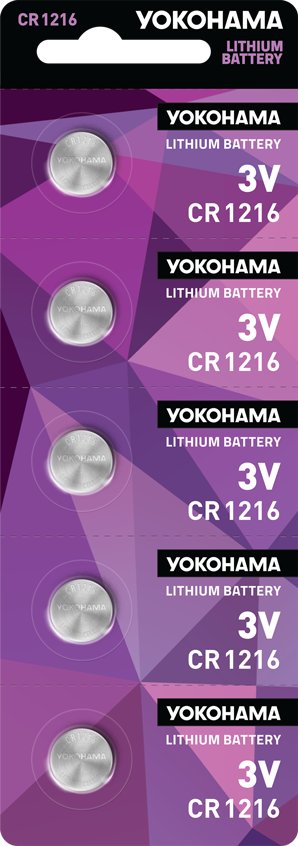 Фото - Акумулятор / батарейка Yokohama Bateria  Lithium Cr1216 5Szt 