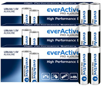 BATERIE ALKALICZNE NIEZAWODNE EVERACTIVE PRO LR6 AA KARTONIK 30szt