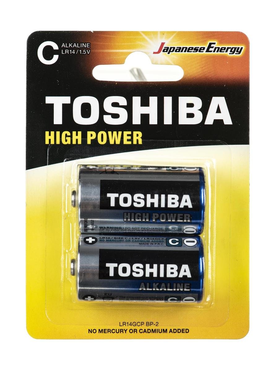 Zdjęcia - Bateria / akumulator Toshiba Baterie alkaliczne  LR14GCP, 2 szt 