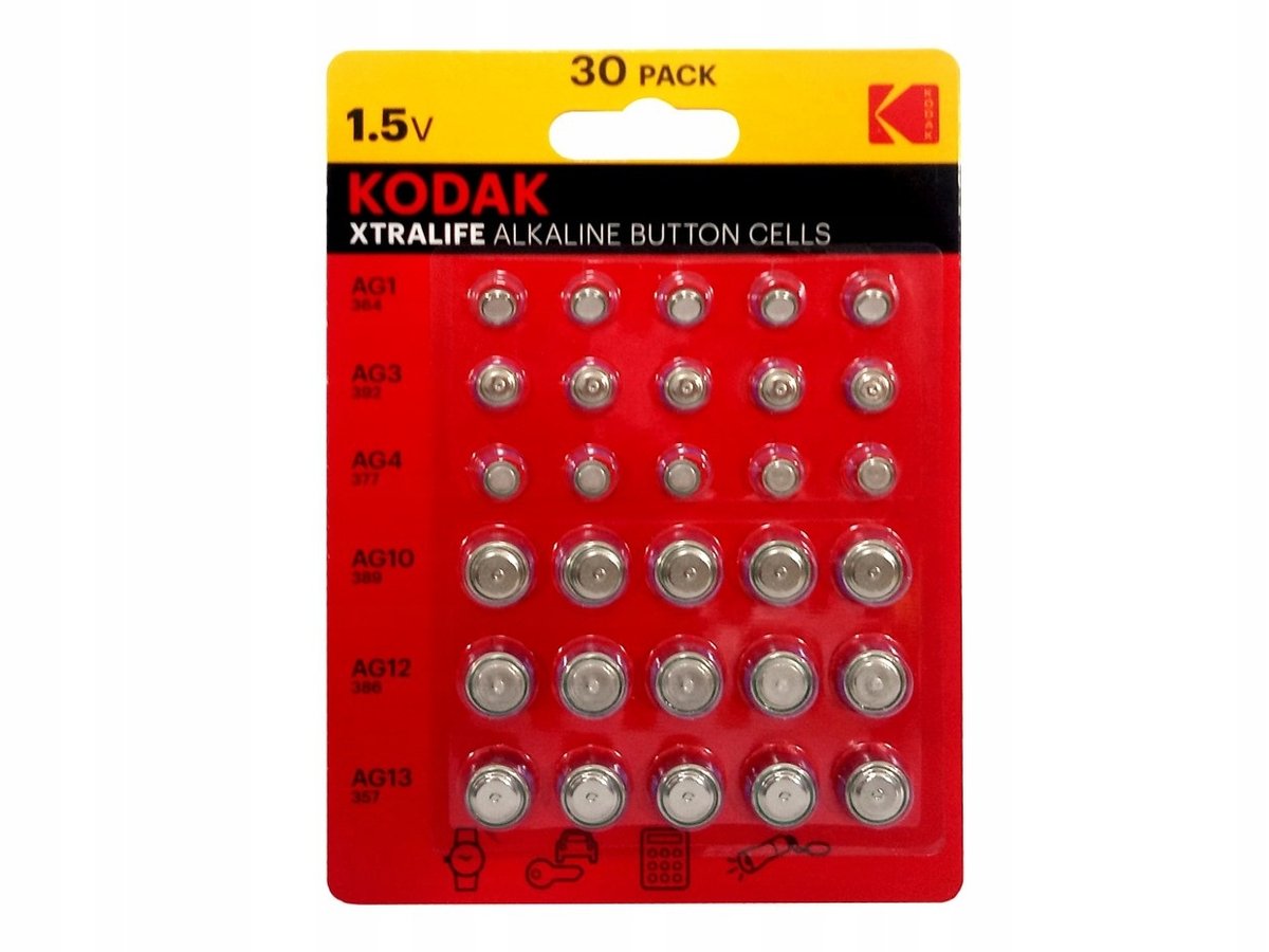 Zdjęcia - Bateria / akumulator Kodak Baterie  Ag1, Ag3, Ag4, Ag10, Ag12, Ag13 