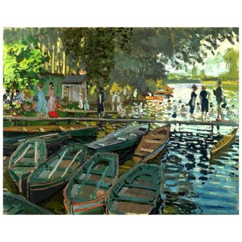 Bathers At La Grenouillère - Claude Monet 50x60 - Legendarte