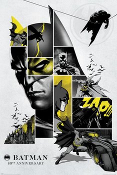 Batman 80th Anniversary - plakat 61x91,5 cm - Pyramid Posters