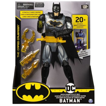 Batman, Figurka deluxe ze światłem i dźwiękiem z akcesoriami 12”, 30 cm - Batman