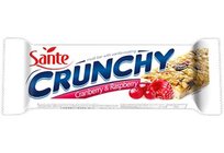 Baton Crunchy Żuraw-Malin w Pol. Wanil.40g Sante