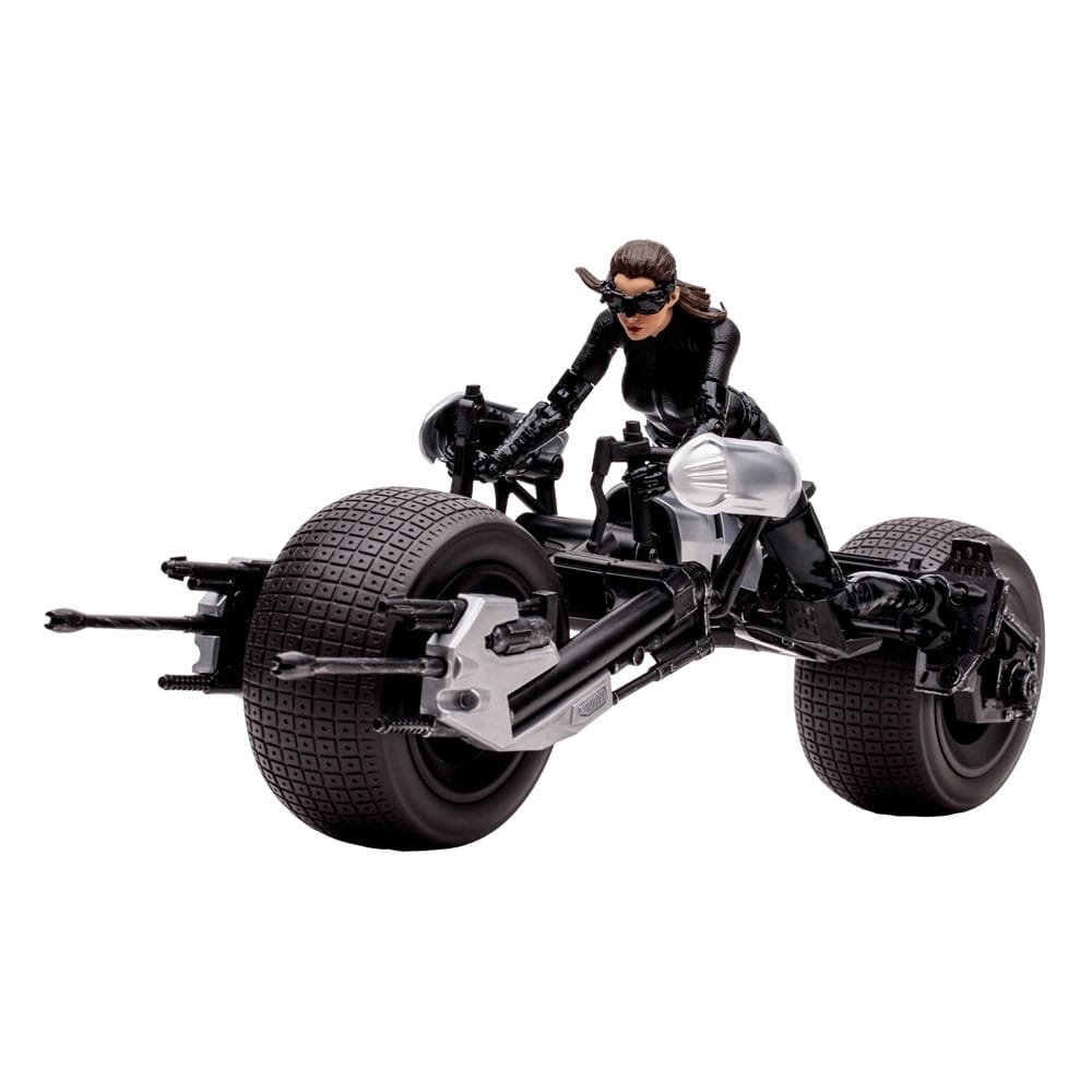 Zdjęcia - Figurka / zabawka transformująca McFarlane Toys Batpod with Catwoman: DC Multiverse Vehicle - The Dark Knight Rises 18 cm 