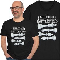 Battlefield Koszulka Szachy Szachownica Bierki