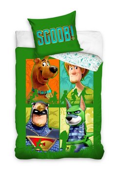 Bawełniana pościel dziecięca 160x200 dla dzieci Scooby Doo dwustronna - Carbotex