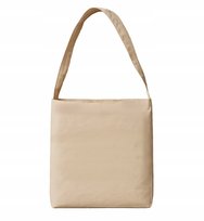 BAWEŁNIANA TORBA ZAKUPOWA 40x8x8x39 cm ECRU 220g DUŻA Z JEDNYM UCHWYTEM