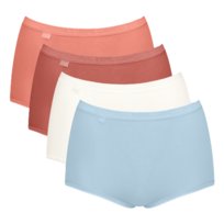 BAWEŁNIANE damskie majtki WYSOKI STAN Sloggi Basic+ Maxi C4P Majtki 4 sz 46 Sloggi
