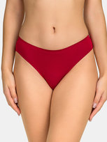 Bawełniane majtki damskie L bordowy