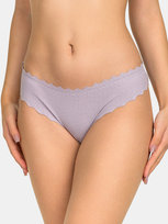 Bawełniane majtki damskie L fioletowy