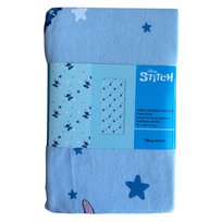 Bawełniane prześcieradło dziecięce z gumką 90x200 Disney STITCH Halantex