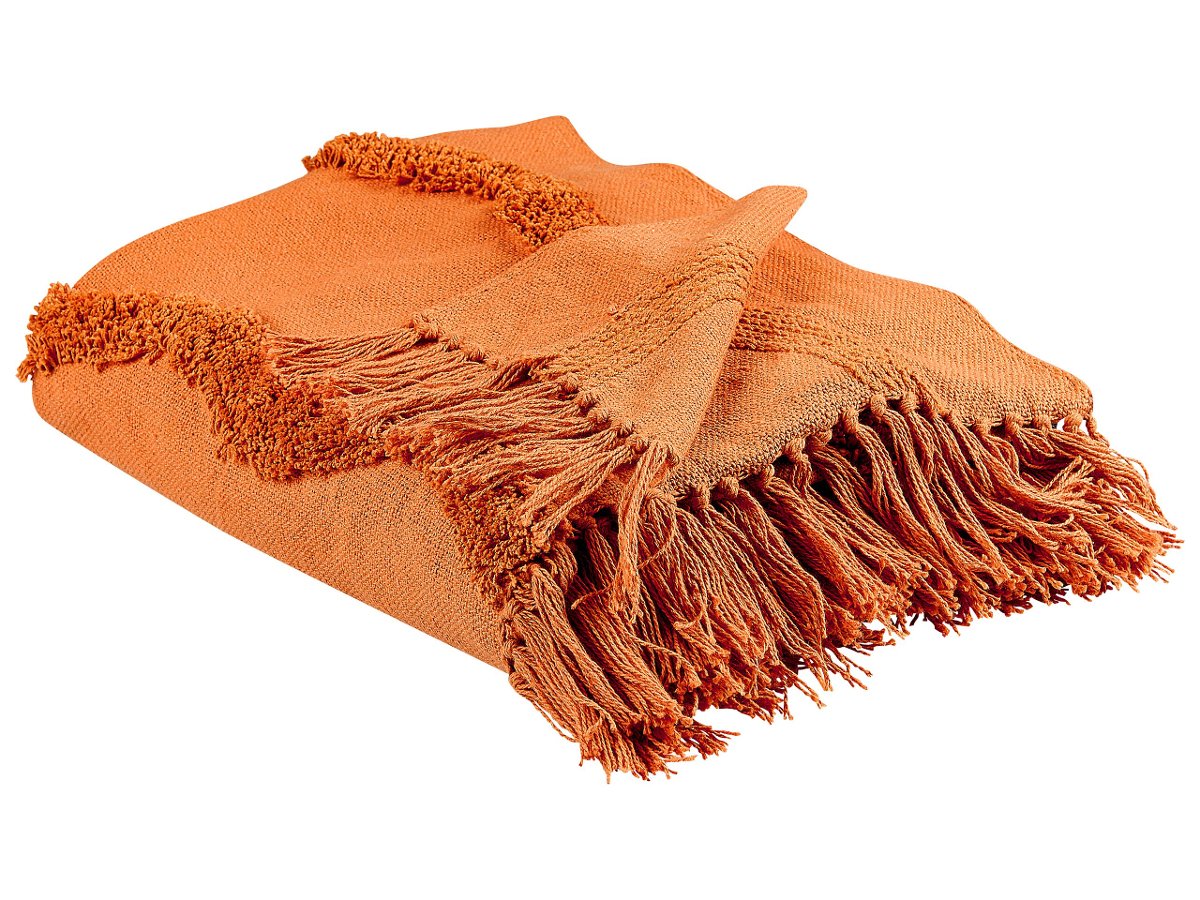 bawe-niany-koc-125-x-150-cm-pomara-czowy-khari-beliani-sklep-empik-com