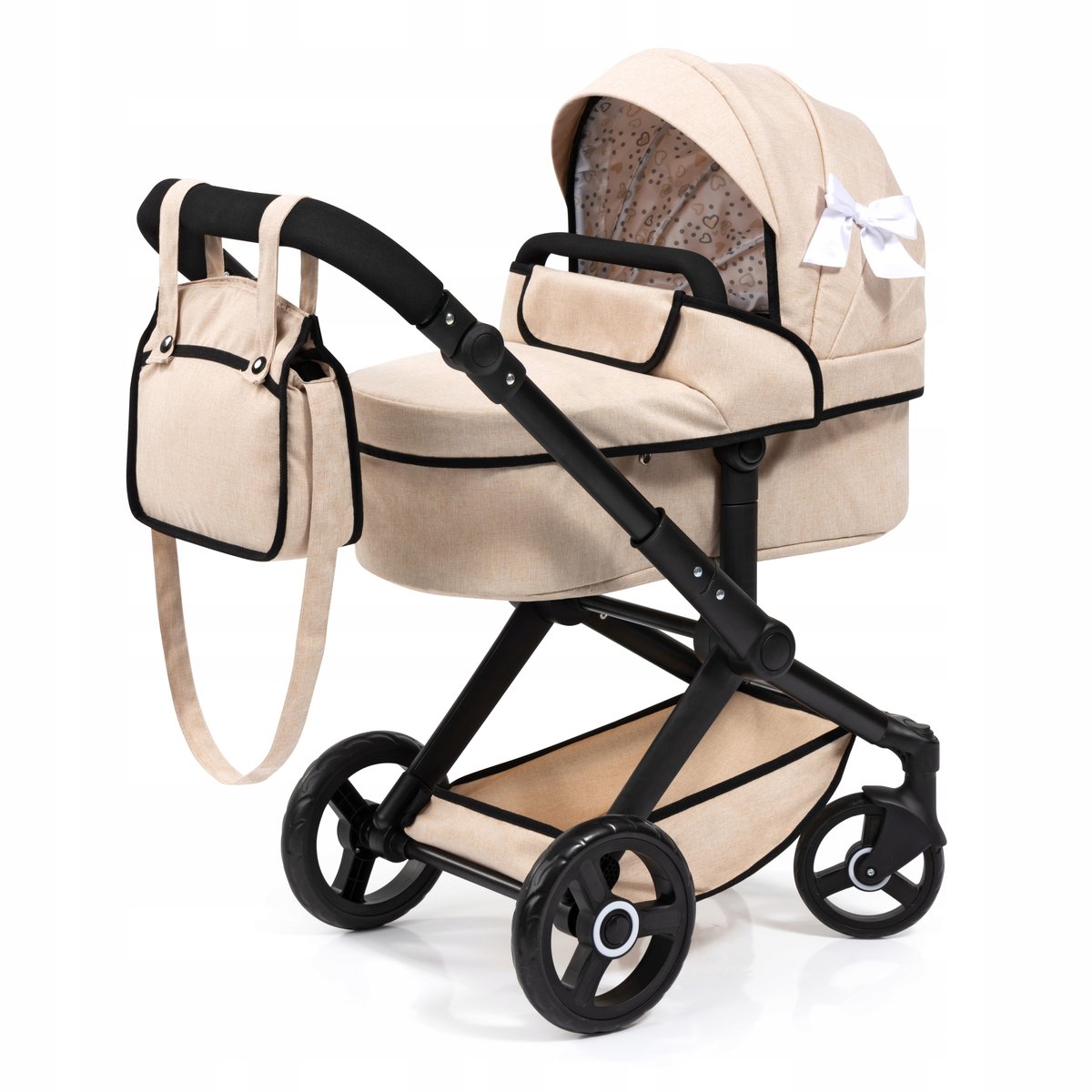 Landau Poupee Poussette Combinée 3-en-1 Bayer Chic Fides - Nacelle