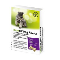 Bayer, Drontal Plus Flavour, tabletki na odrobaczanie, 2tabl.