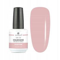 Baza hybrydowa kolorowa Soak off Atica Calm Pink Base Gel różowa 15 ml