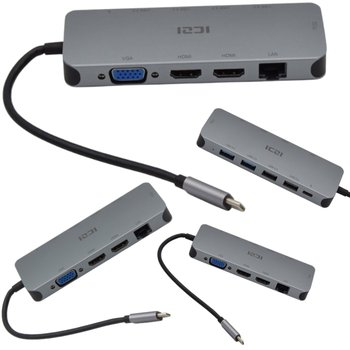 BAZA STACJA DOKUJĄCA DO LAPTOPA TOSHIBA Z FUNKCJĄ ŁADOWANIA ŁADUJE USB-C - Inny producent