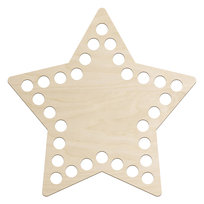 Baza Szydełko Gwiazdka Betlejemska Makrama DNO 15cm Ozdoba Ozdoba Choinkowa