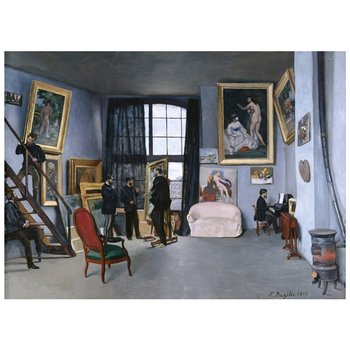 Bazille's Studio - Frédéric Bazille 50x80 - Legendarte