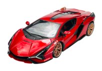 Bburago Lamborghini Sián FKP 37 Escala 1:18, Puertas Y Capó Abatibles, Detalles Realistas, Coche De Colección