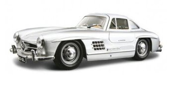 BBurago, Mercedes-Benz 300SL 1954 Silver 1:24 BBURAGO BBurago - Bburago