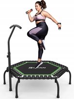 BCAN Mini trampolina fitness z uchwytem 250 kg 123 cm nowa Inna marka