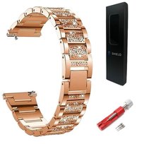 BE-SHIELD DAMSKA BRANSOLETA PASEK DO SAMSUNG GALAXY WATCH 4 40/42/44/46 / 5 40/44/45 PRO / HUAWEIW WATCH GT 2 42MM / GT 3 42MM ELEGANT / AMAZFIT GTS / POLAR IGNITE / UNITE BE-SHIELD