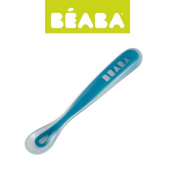 Beaba, Łyżeczka silikonowa, Blue - Beaba