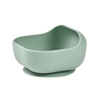 BEABA Silikonowa miseczka z przyssawką Sage green Beaba
