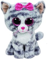 Beanie Boos KIKI, grey cat 