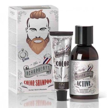 Beardburys, szampon koloryzujący 5N Jasny Brąz, 9 g - Beardburys