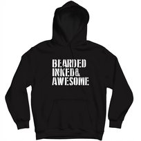 Bearded Inked Awesome Bluza Dla Brodacza Barber GILDAN