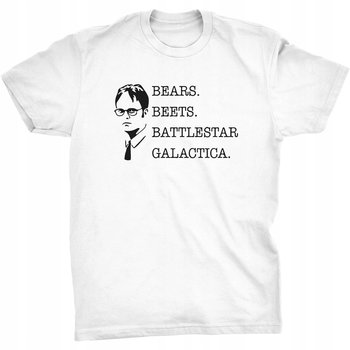 Bears Beets Koszulka The Office Jim Vs Dwight - GILDAN