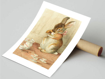Beatrix Potter, plakat królik 40x50 - DEKORAMA