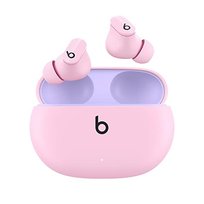 Beats Studio Buds – Całkowicie bezprzewodowe słuchawki douszne z redukcją szumów – Odporne na pot słuchawki Bluetooth, kompatybilne z urządzeniami Apple i Androidem – Różowy zachód słońca
